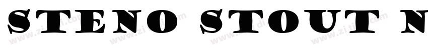 Steno Stout NF W01 R字体转换